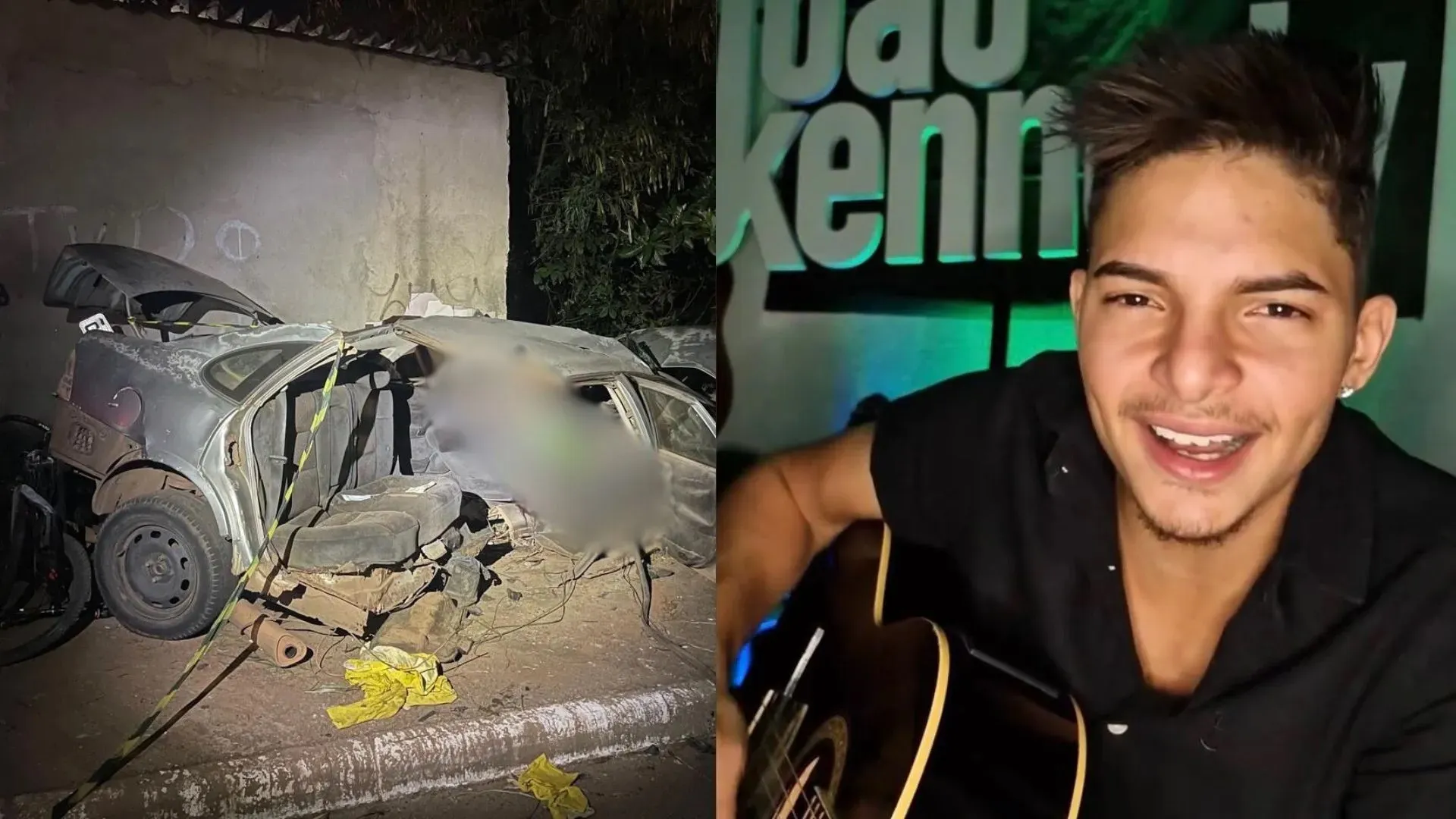 Quem era cantor de 22 anos morto em acidente que partiu carro ao meio 1 Quem era cantor de 22 anos morto em acidente que partiu carro ao meio - img