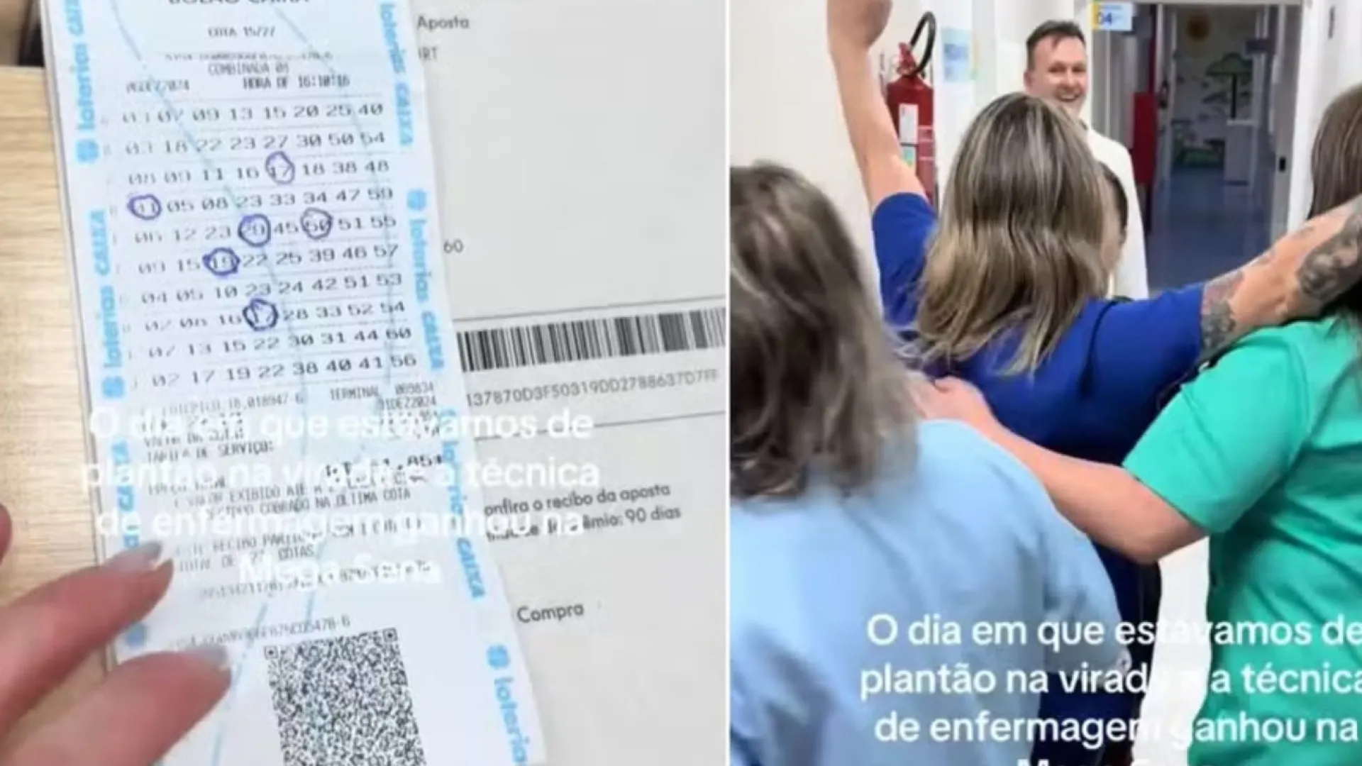 Técnica de enfermagem confunde resultado e comemora "ganho" na Mega - img