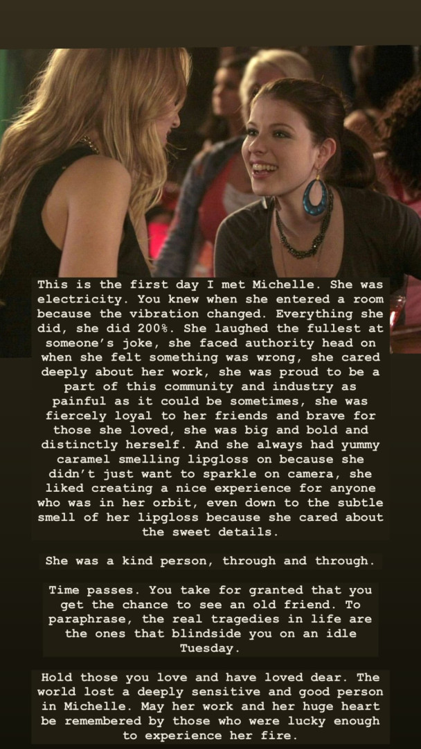 Blake Lively presta homenagem emocionante a Michelle Trachtenberg - img