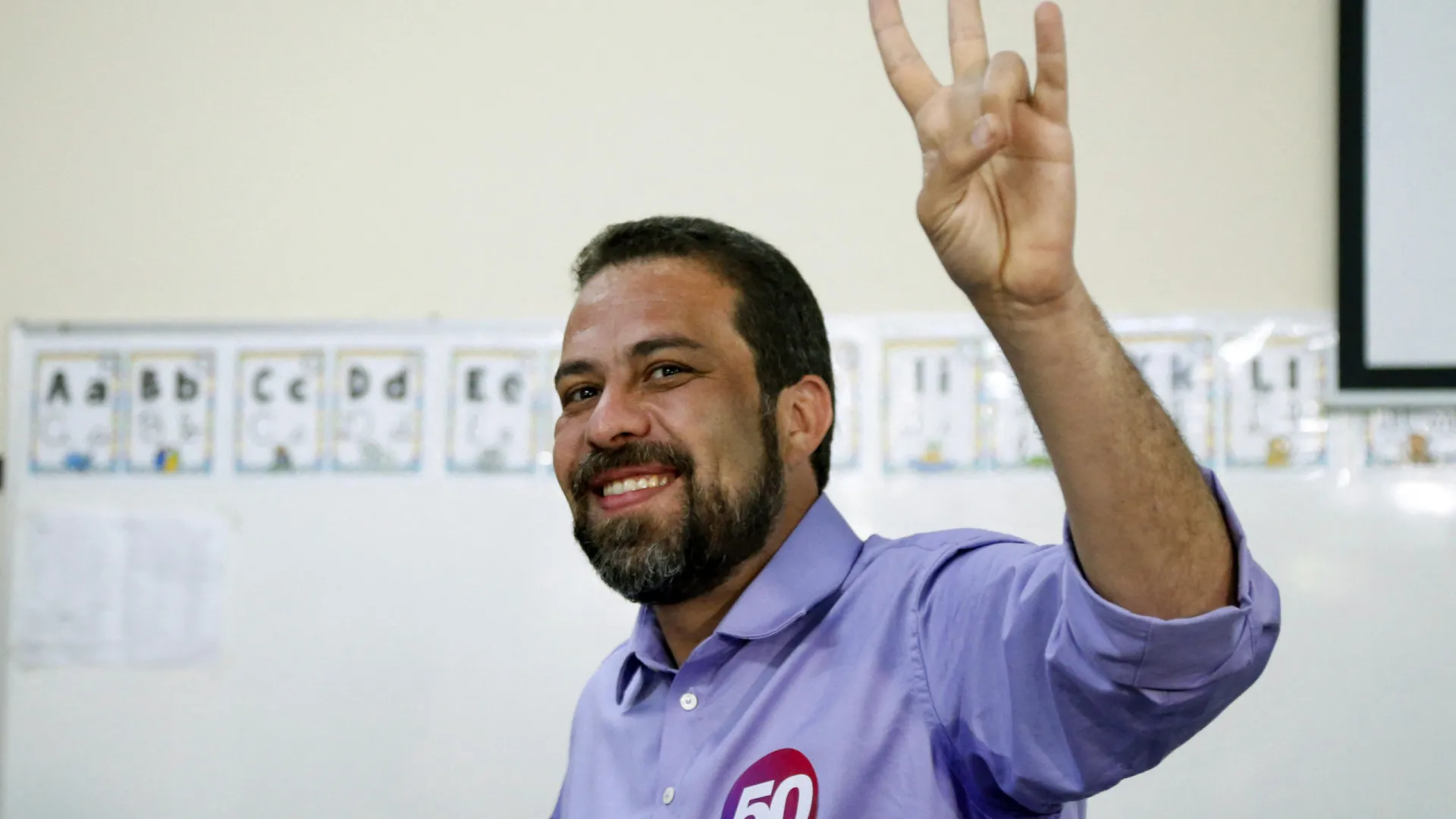 Boulos vota em CEU do Campo Limpo e diz acreditar "no sentimento de virada, de mudança" - img