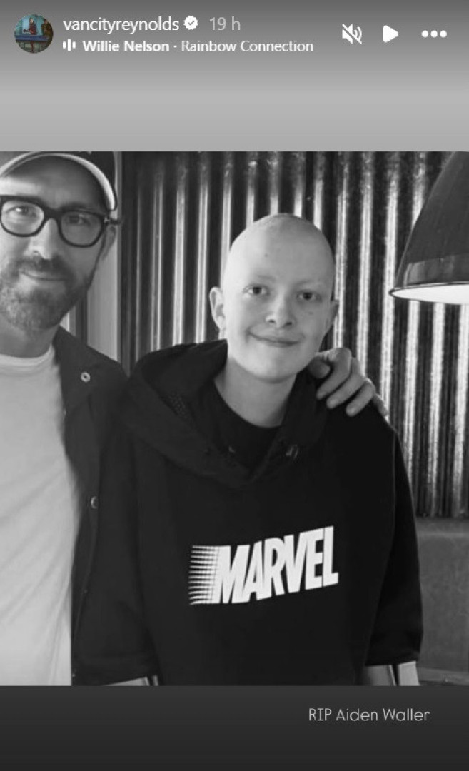 Ryan Reynolds lamenta morte de fã de 15 anos - img