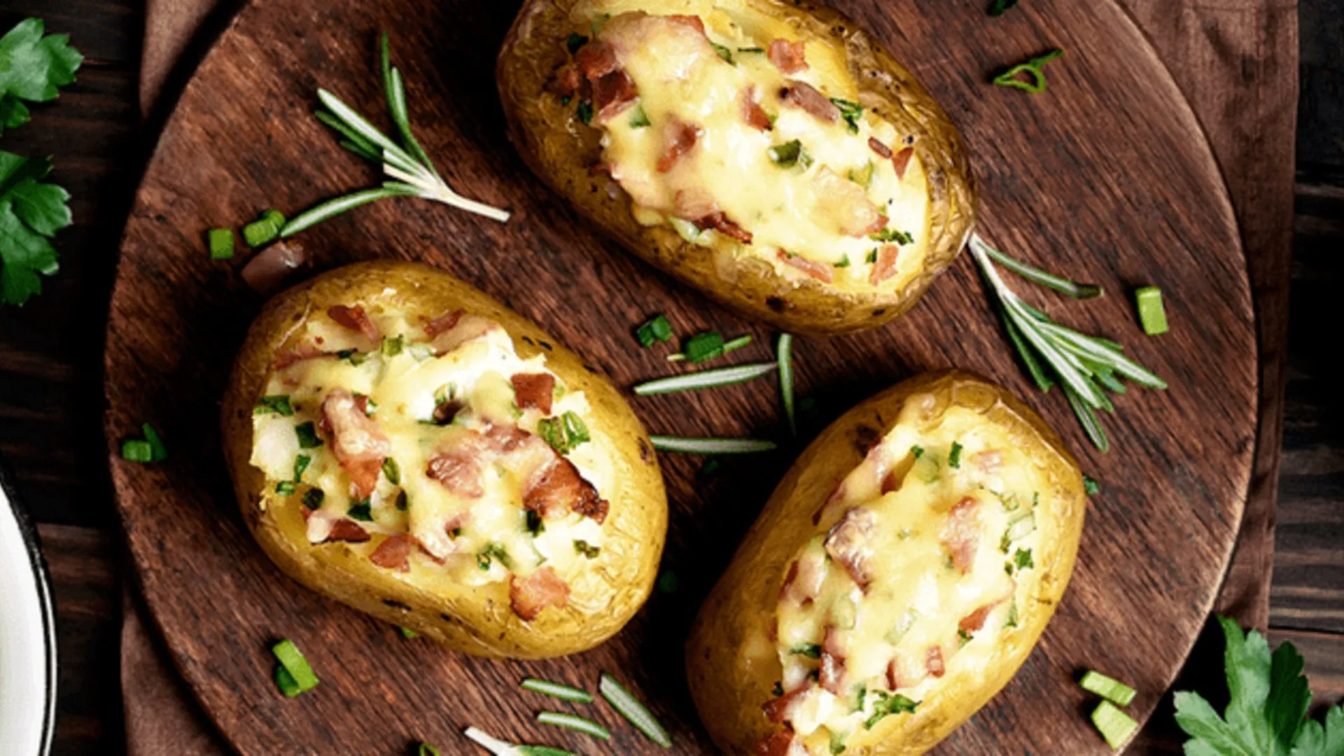 Receita deliciosa de batata recheada com bacon e carne moída - img