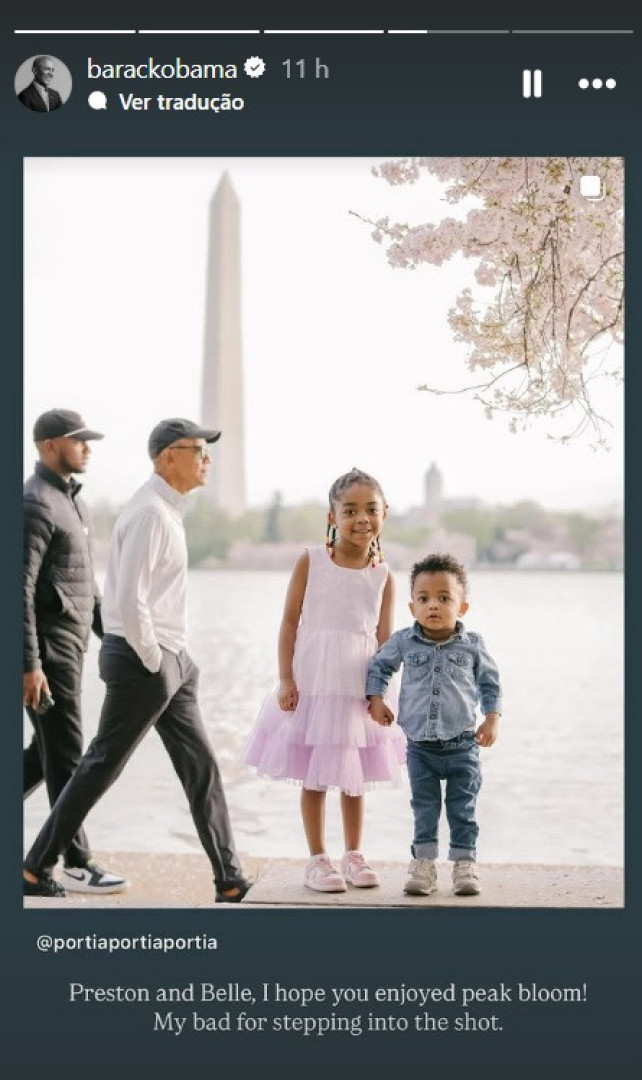 Obama “invade” sessão de fotos infantis e brinca com a situação na web - img