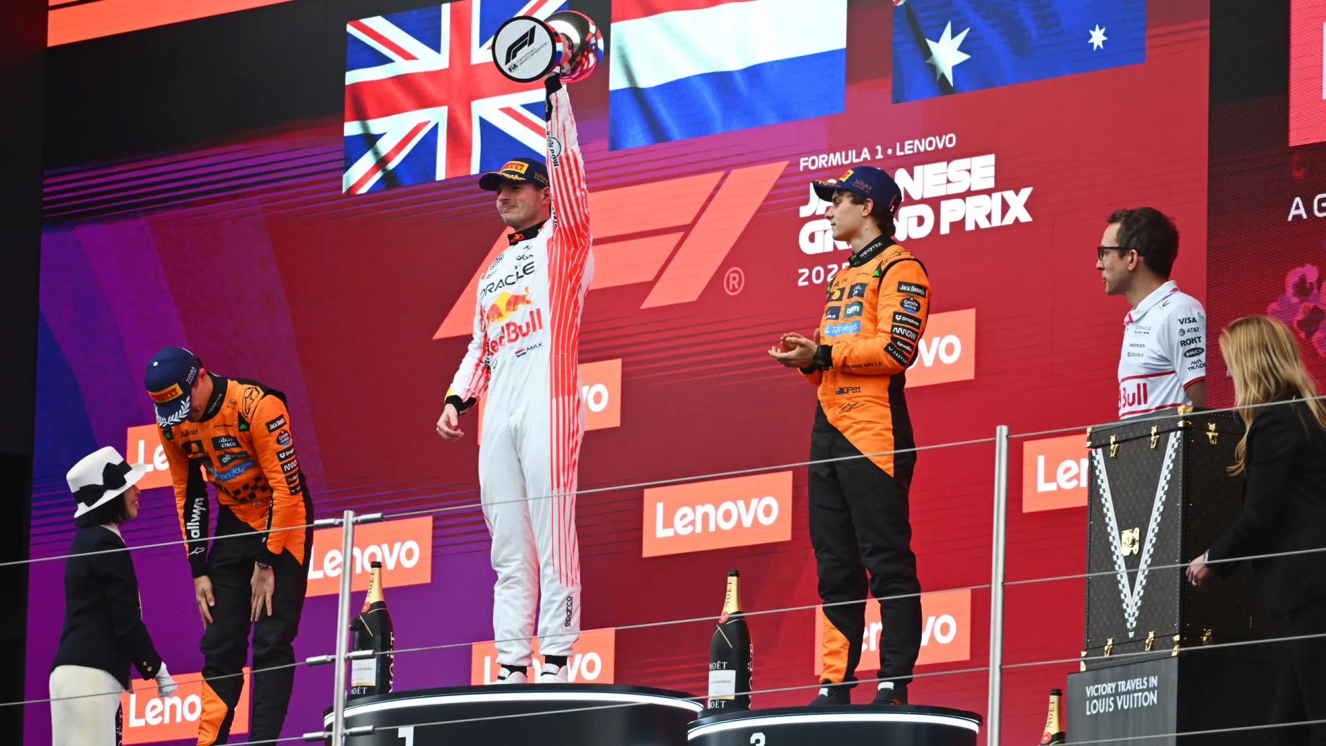 Verstappen segura McLaren e vence o 1ª GP do ano no Japão; Bortoleto é 19º - img