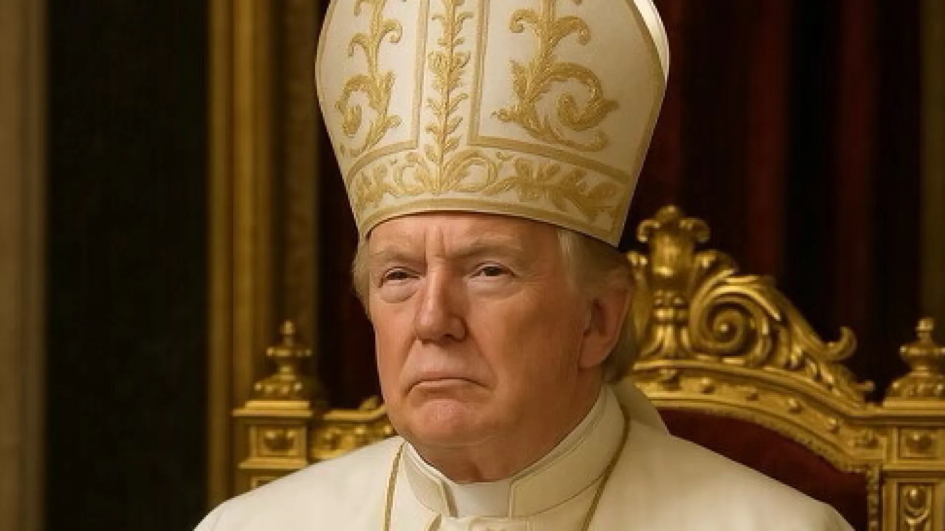 Trump compartilha imagem vestido de Papa e gera críticas - img