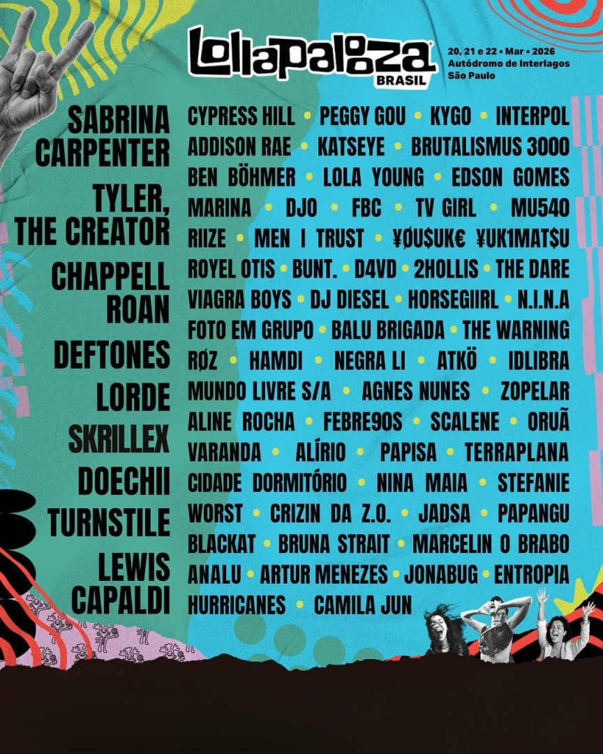 Lorde, Chappell Roan e Tyler the Creator vão se apresentar no próximo Lollapalooza - img