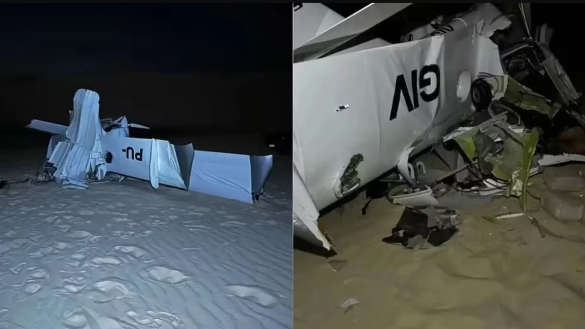 Pequena aeronave cai nos Lençóis Maranhenses e deixa dois mortos - img