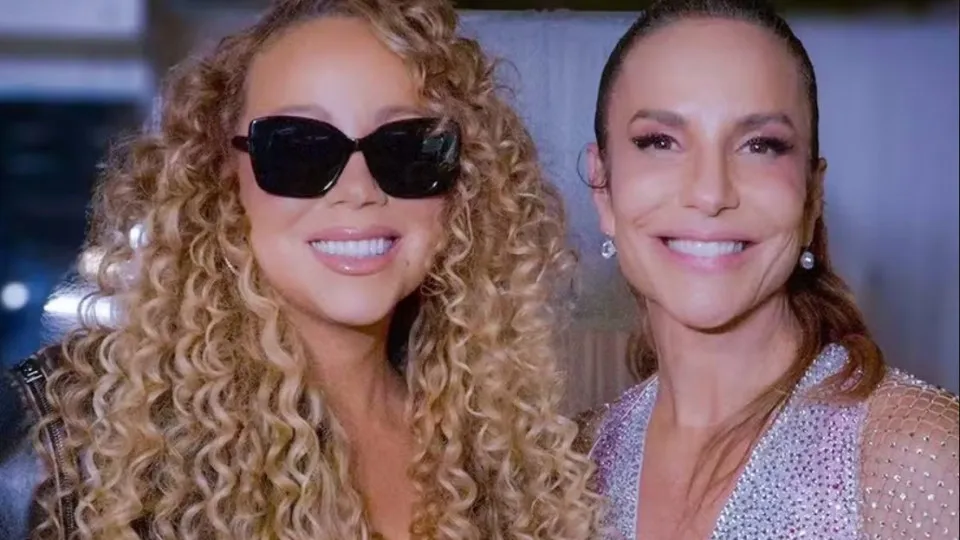 'Melhores amigas', diz Ivete Sangalo ao postar vídeo com Mariah Carey nos bastidores do The Town - img