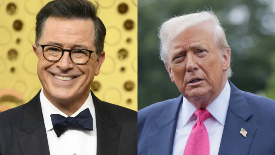 Stephen Colbert agradece apoio de Kimmel após Emmy - img