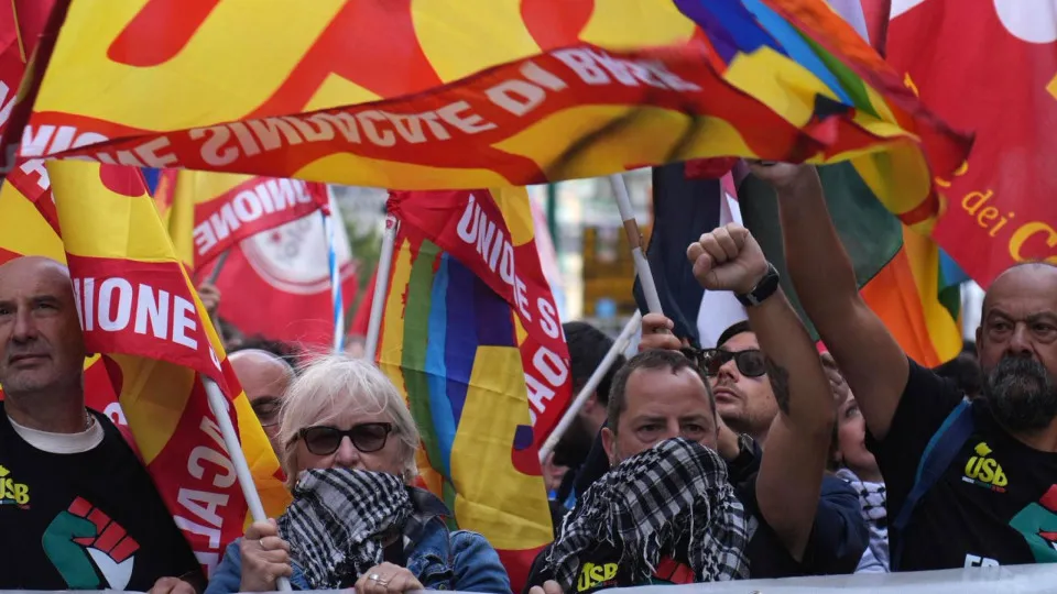 Itália acorda em greve geral e com manifestações contra Israel - img