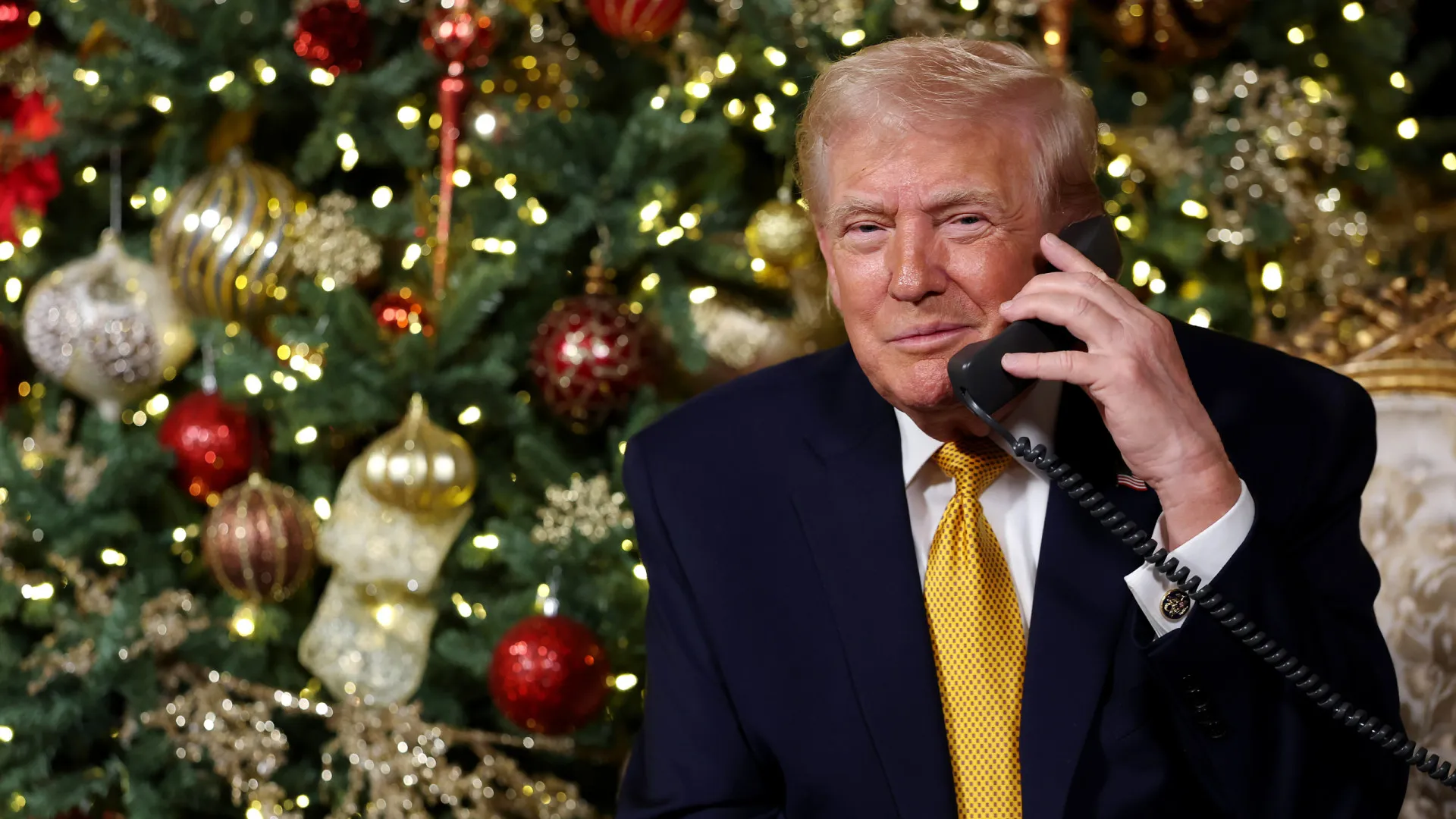 Trump alerta a infiltração de "mau Papai Noel" em conversa com crianças - img