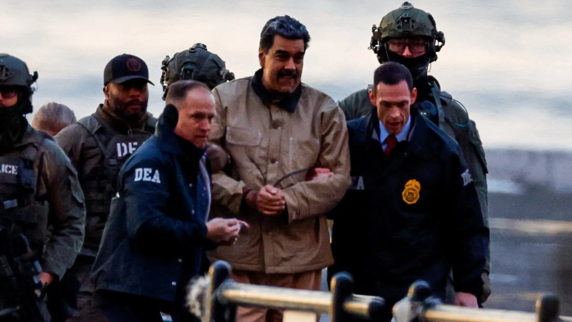 Maduro chega ao tribunal para a primeira audiência; veja as imagens - img