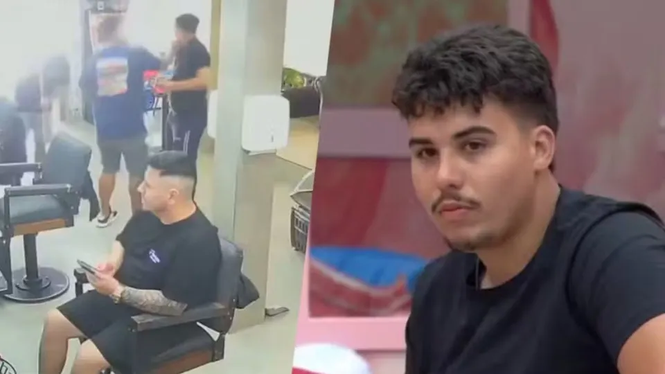 Pedro, do 'BBB26', leva surra em barbearia em Curitiba; vídeo - img