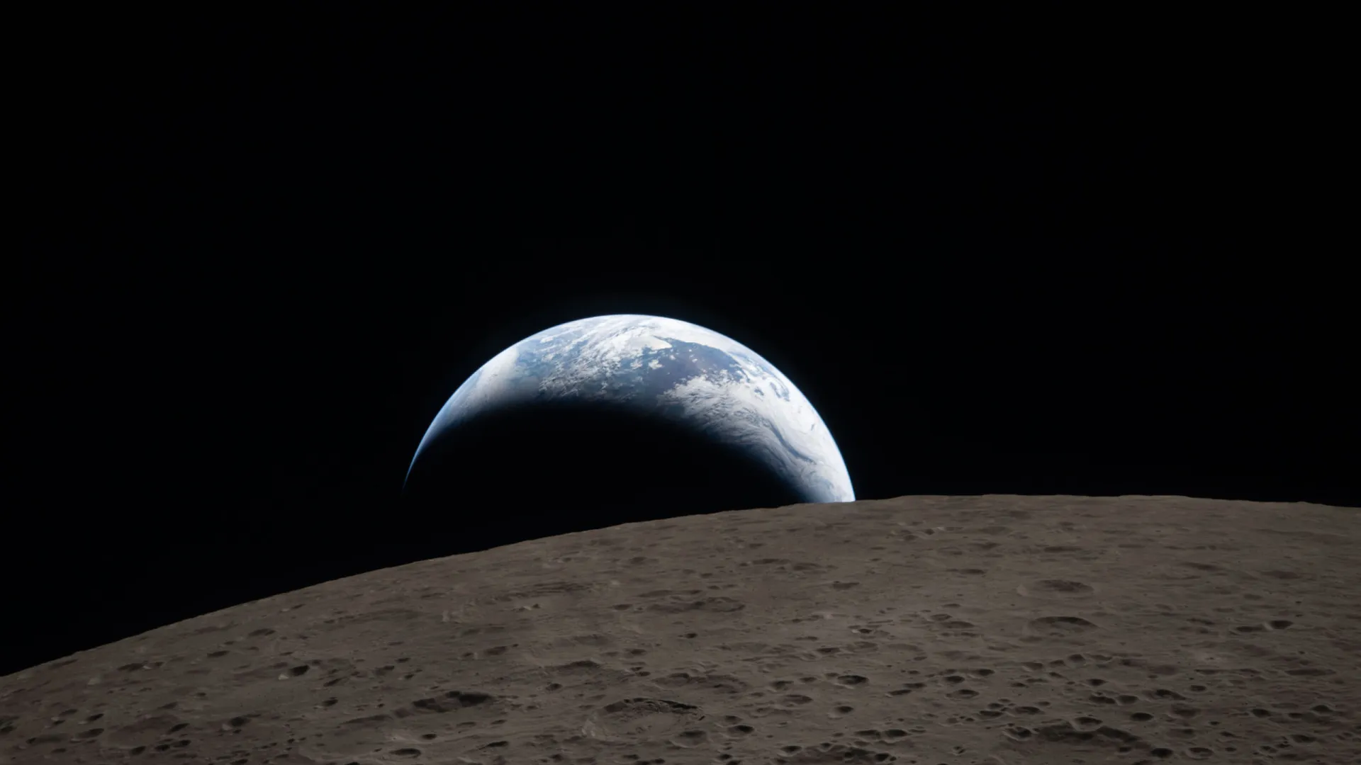 Astronautas já estão voltando: veja as imagens do sobrevoo da Lua - img