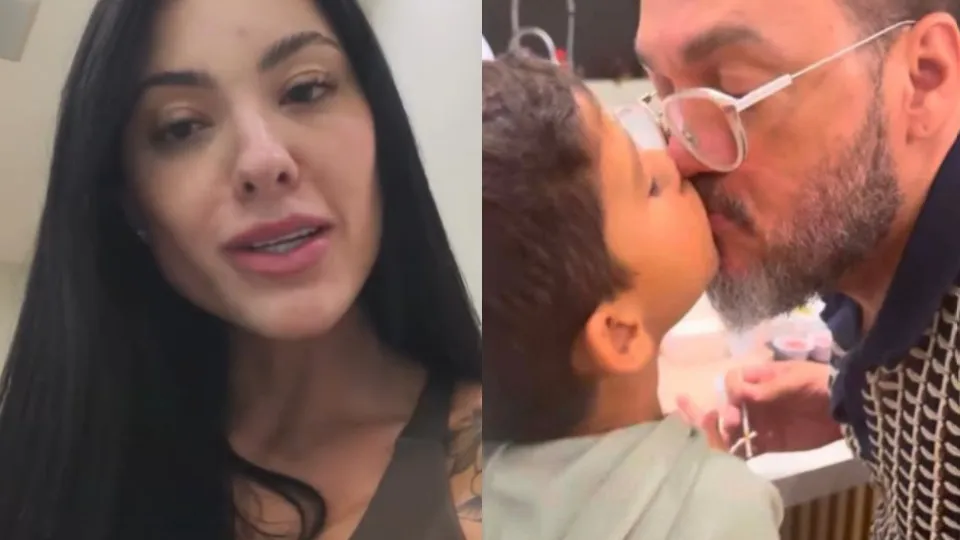 Rayane se pronuncia após polêmica envolvendo selinho de Belo em seu filho - img