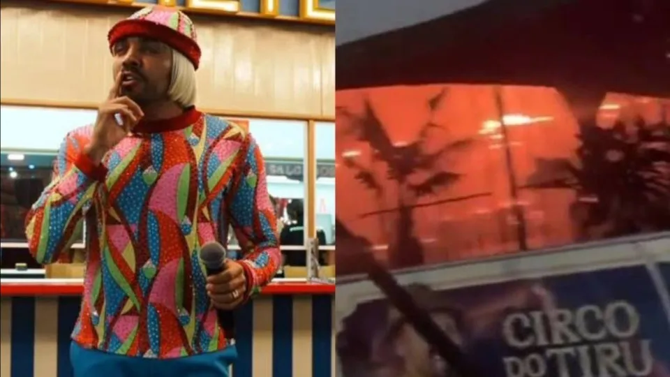 Circo de Tirullipa pega fogo em Natal (RN), e humorista lamenta pelas redes sociais - img