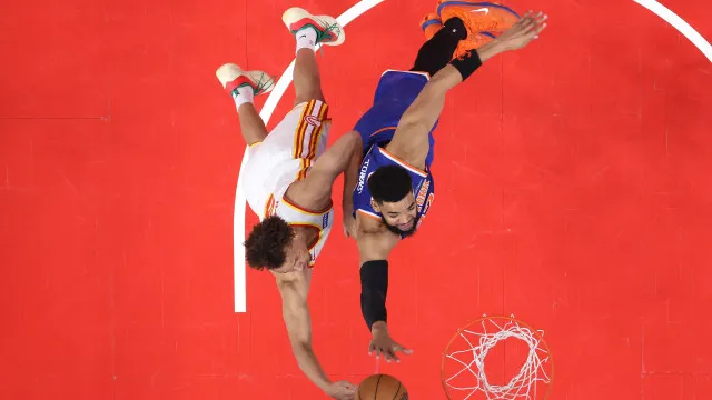 Com recorde, Knicks massacram Hawks e avançam às semifinais; Timberwolves também se classificam - img